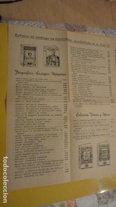 Cat&aacute;logos publicitarios: ANTIGUO CATALOGO CUPON PEDIDO.EDITORIAL JUVENTUD S.A BARCELONA.