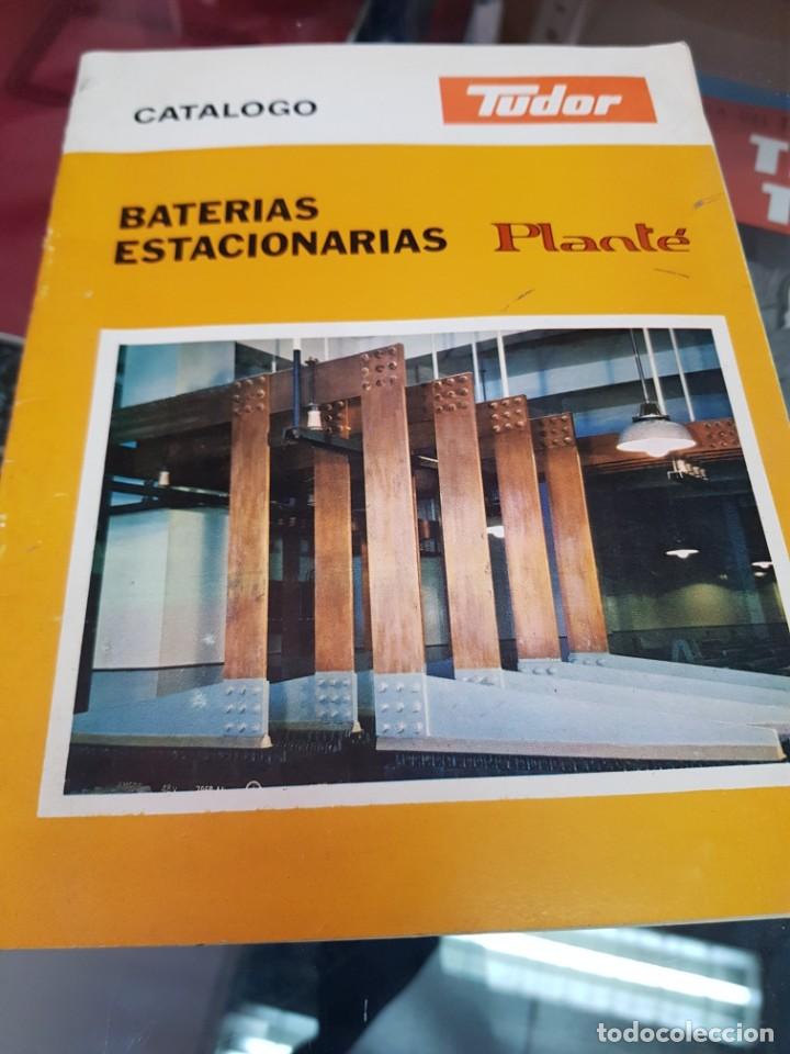 Werbekataloge: ANTIGUO CATALOGO BATERIAS ESTACIONARIAS PLANTE TUDOR MADRID 1970