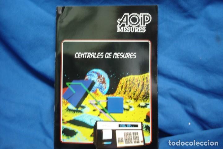 Cat&aacute;logos publicit&aacute;rios: CAT&Aacute;LOGO CENTRALES DE MESURES AOIP - 1986