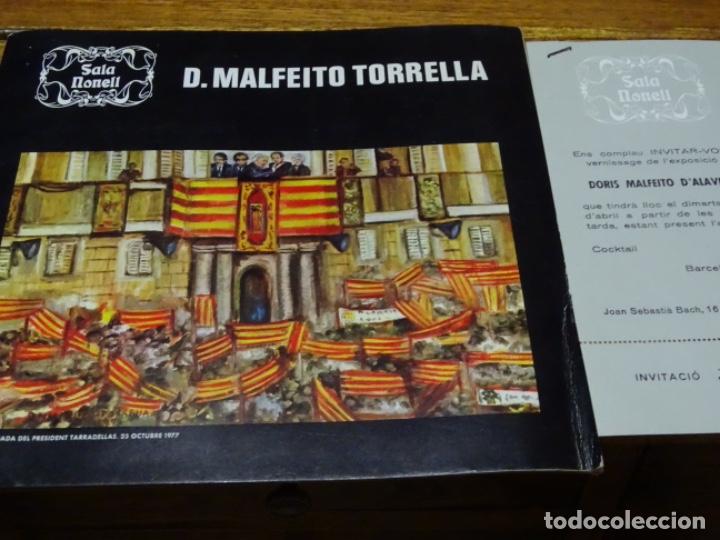 Werbekataloge: CATALOGO DE DORIS MALFEITO TORRELLA. SALA NONELL 1977.