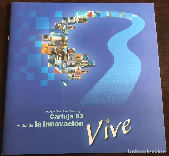 Werbekataloge: Folleto promocional sobre el Parque Cient&iacute;fico y Tecnol&oacute;gico Cartuja 93 de Sevilla.16 p&aacute;ginas. Nuevo