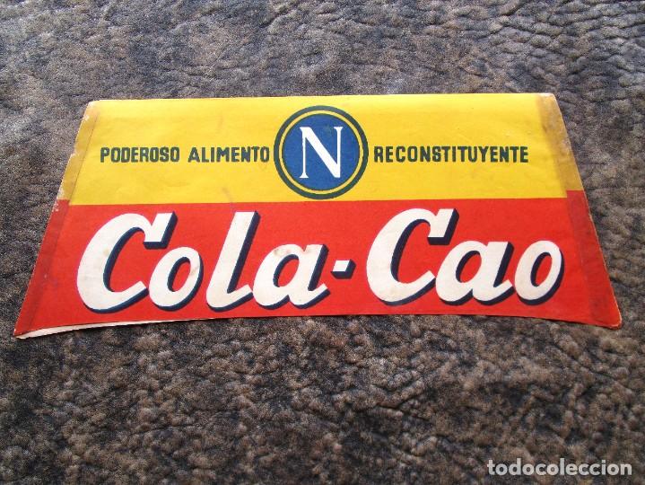 Cat&aacute;logos publicitarios: antiguo gorro publicidad colacao a&ntilde;os 50 - 60 cola cao