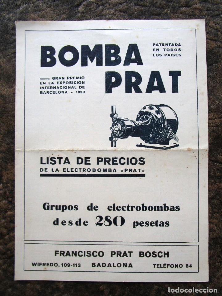 Cat&aacute;logos publicit&aacute;rios: catalogo publicitario Bombas centrifugas prat catalogo precios
