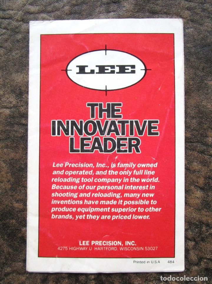 Advertising Catalogs: catalogo lee fundidora y prensas de municion usa lee precision publicidad