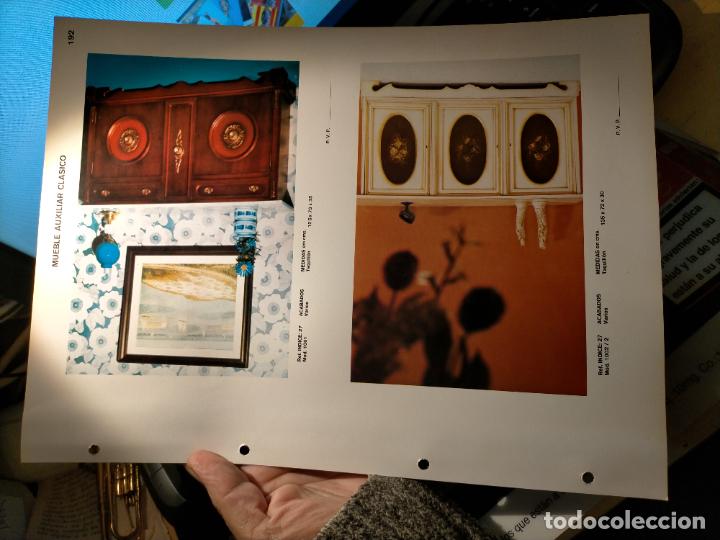 Werbekataloge: GRAN ficha catalogo muebles MADERA TIENDA fabricante valencia VINTAGE RETRO MUEBLE AUXILIAR CLASICOS