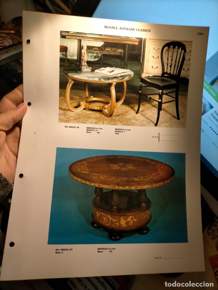 Werbekataloge: GRAN ficha catalogo muebles MADERA TIENDA fabricante valencia VINTAGE RETRO MUEBLE AUXILIAR CLASICOS