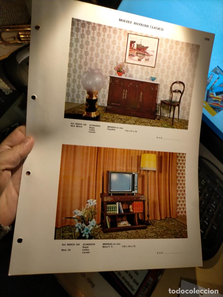Werbekataloge: GRAN ficha catalogo muebles MADERA TIENDA fabricante valencia VINTAGE RETRO MUEBLE AUXILIAR CLASICOS