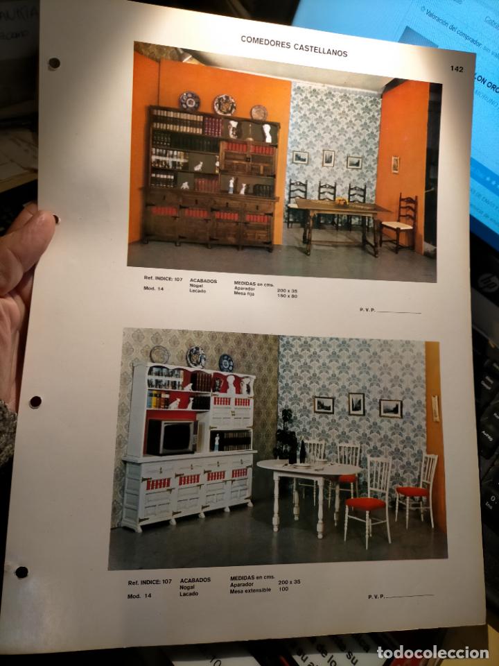 Werbekataloge: GRAN ficha catalogo mueble MADERA TIENDA fabricante valencia VINTAGE RETRO MUEBLE COMEDOR CASTELLANO