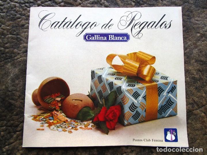 Advertising Catalogs: antiguo catalogo regalos gallina blanca puntos club femina!