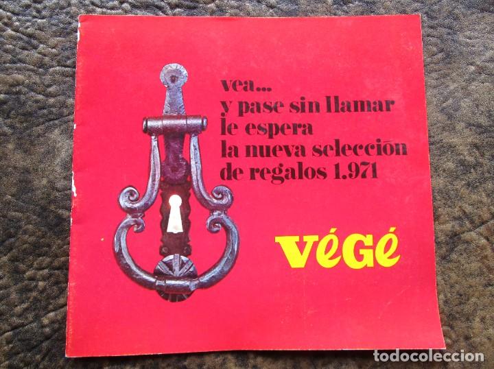 Advertising Catalogs: antiguo catalogo de puntos vege a&ntilde;o 1971 8 hojas a color