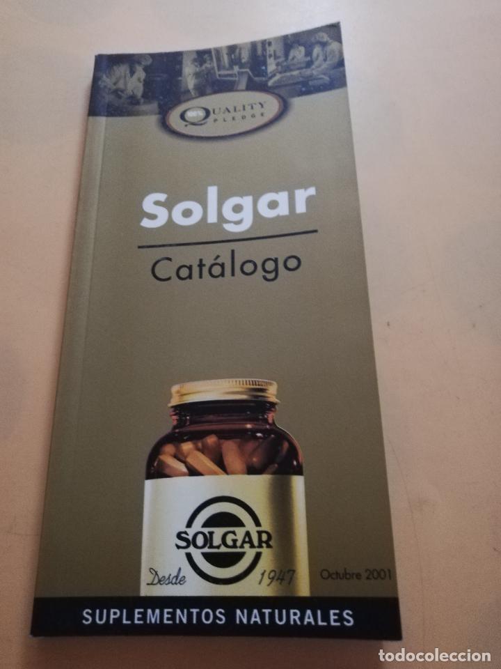 Cat&aacute;logos publicit&aacute;rios: SOLGAR. CATALOGO. OCTUBRE. 2001. PAG. 166.