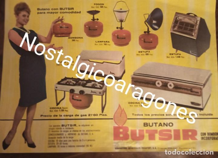 Werbekataloge: Folleto butano BUTSiR, Suministros Industriales Rocafort SA Barcelona a&ntilde;os 60