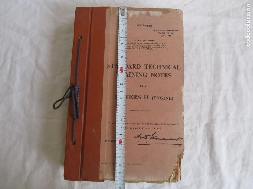 Cat&aacute;logos publicitarios: Standard Tchnical Training notes for fitters (engine) 1945, en ingl&eacute;s - Foto 4