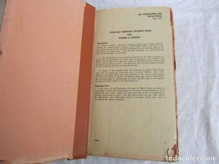 Cat&aacute;logos publicitarios: Standard Tchnical Training notes for fitters (engine) 1945, en ingl&eacute;s - Foto 5