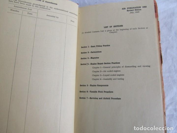 Cat&aacute;logos publicitarios: Standard Tchnical Training notes for fitters (engine) 1945, en ingl&eacute;s - Foto 7