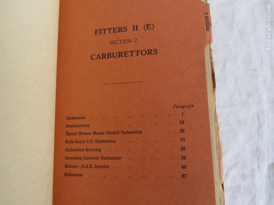 Cat&aacute;logos publicitarios: Standard Tchnical Training notes for fitters (engine) 1945, en ingl&eacute;s - Foto 9