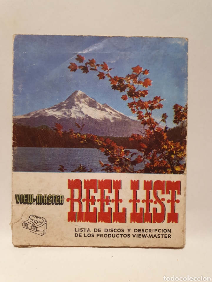 Cat&aacute;logos publicitarios: VIEW-MASTER. REEL LIST. PUBLICIDAD 1952. CON SELLO DE CASA ROS, MARRUECOS ESPA&Ntilde;OL.