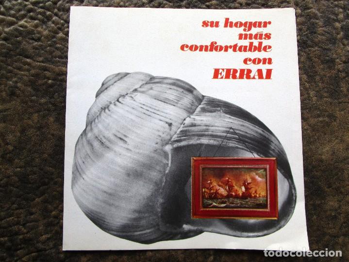 Werbekataloge: catalogo publicitario ediciones errai papel decoracion a&ntilde;os 60 barcelona