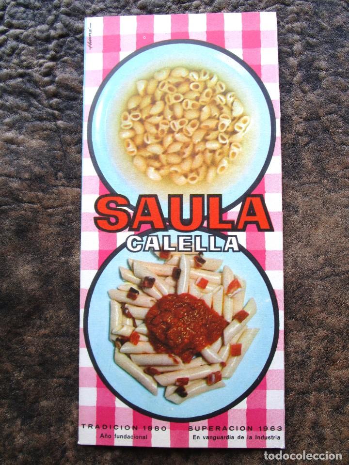 Werbekataloge: ANTIGUO CATALOGO PASTA SAULA CALELLA HIJOS DE FRANCISCO SAULA S.A. LA FLOR DEL DIA