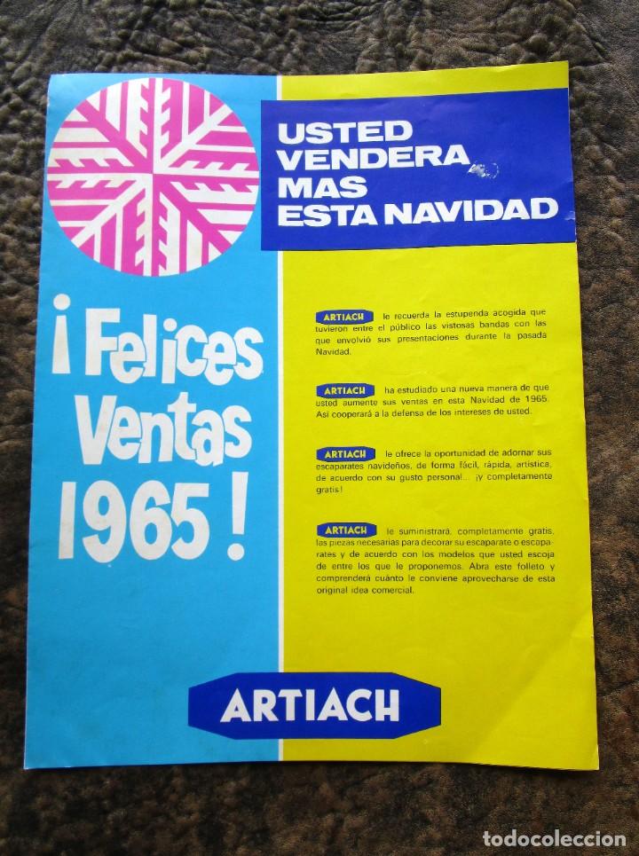 Cat&aacute;logos publicit&aacute;rios: antiguo catalogo ventas artiach a&ntilde;o 1965 promocion decoracion de escaparates