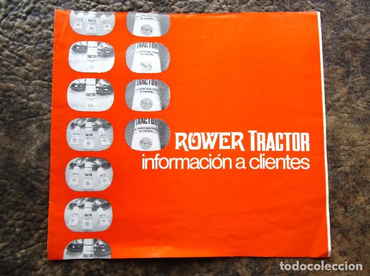 Cat&aacute;logos publicit&aacute;rios: antiguo catalogo publicidad power tractor crema calzado