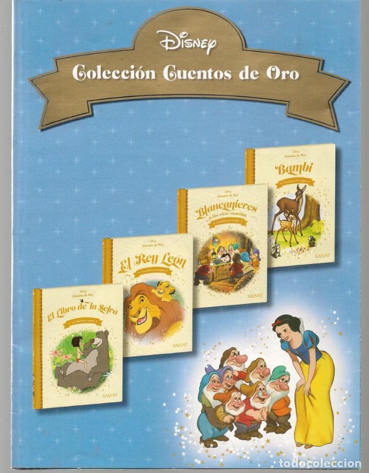 Cat&aacute;logos publicitarios: CAT&Aacute;LOGO: COLECCI&Oacute;N CUENTOS DE ORO. DISNEY. PRESENTACI&Oacute;N DE LA OBRA. (C/A29)