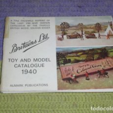 Catálogos publicitarios: CATÁLOGO - TOY AND MODEL CATALOGUE 1940