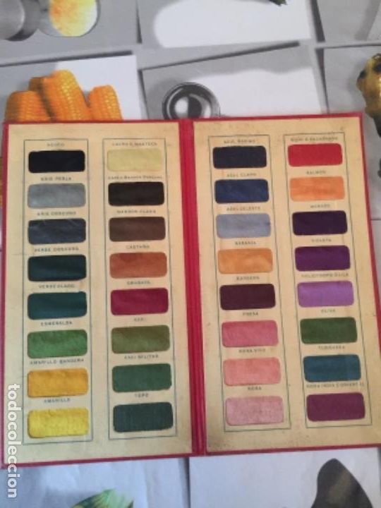 Cat&aacute;logos publicitarios: ANTIGUO CATALOGO DE COLORES PARA TE&Ntilde;IR , ATLANTIC