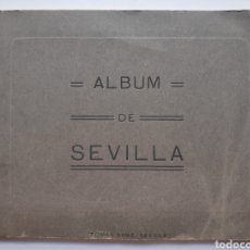 Catálogos publicitarios: ÁLBUM DE SEVILLA CUADERNILLO POSTAL LÁMINA TOMÁS SANZ C. 1900