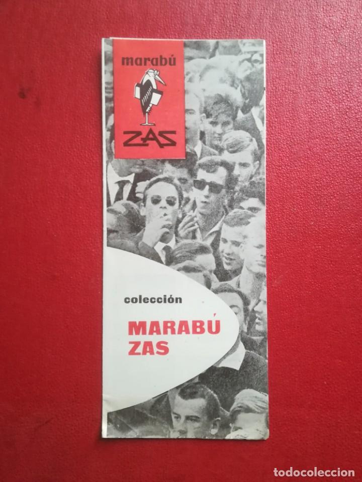 Cat&aacute;logos publicitarios: Editorial Bruguera 1962, Marab&uacute; Zas, cat&aacute;logo, folleto de propaganda (tr&iacute;ptico).