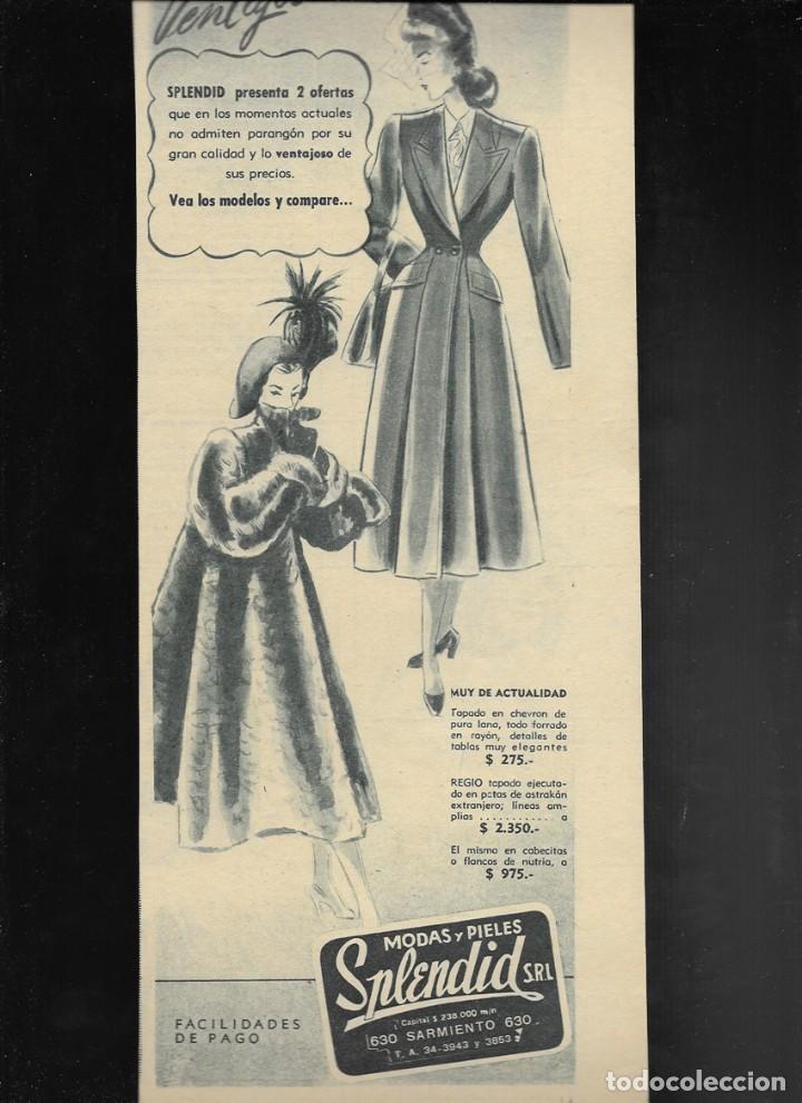 Werbekataloge: RECORTE PUBLICIDAD. MODAS Y PIELES *SPLENDID* VENTAJOSAS OFERTAS (A&Ntilde;OS 50)