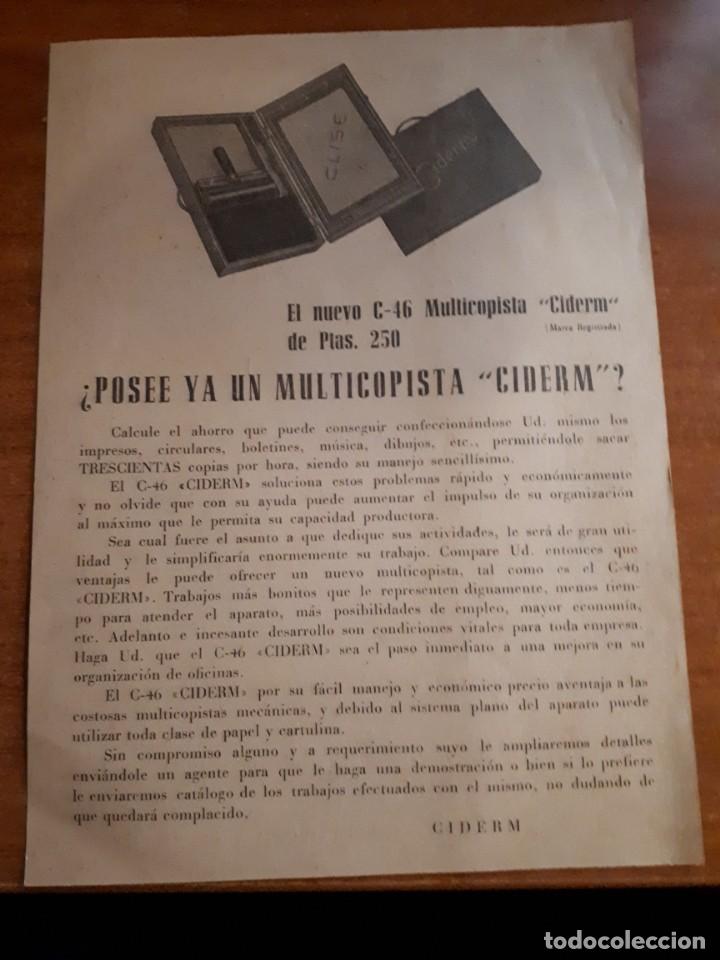 Cat&aacute;logos publicitarios: Folleto (Multicopista&rdquo;Ciderm&rdquo;)