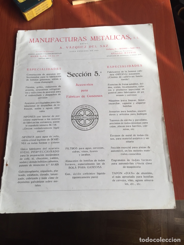 Catalogues publicitaires: Cat&aacute;logo manufacturas met&aacute;licas secci&oacute;n 5