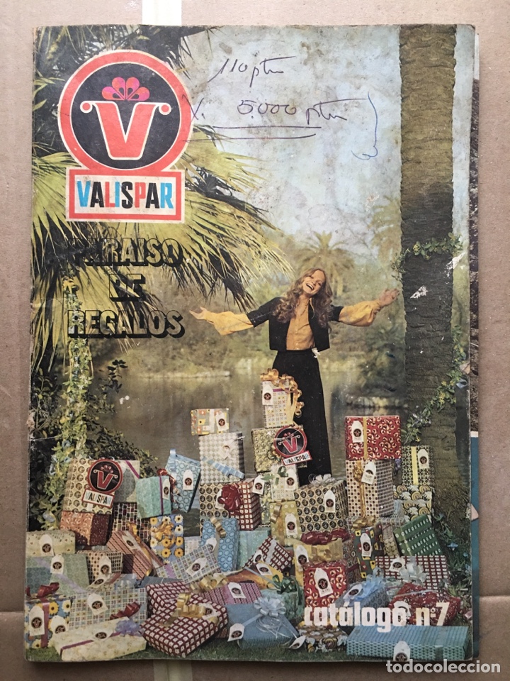 Cat&aacute;logos publicitarios: CATALOGO DE REGALOS VALISPAR - CATALOGO N&Uacute;MERO 7 - 1973