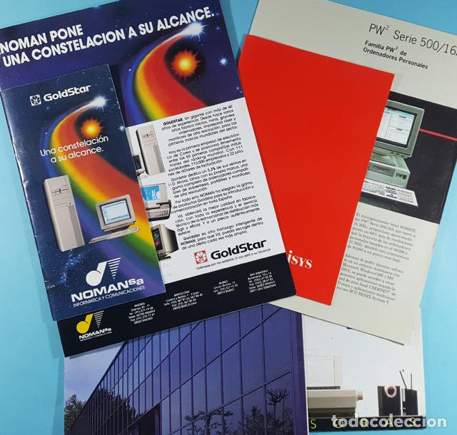 Werbekataloge: LOTE CATALOGOS Y TARIFAS DE PRECIOS INFORMATICA ORDENADORES A&Ntilde;OS 90, COMPAQ GOLDSTAR Y EPSON, PC