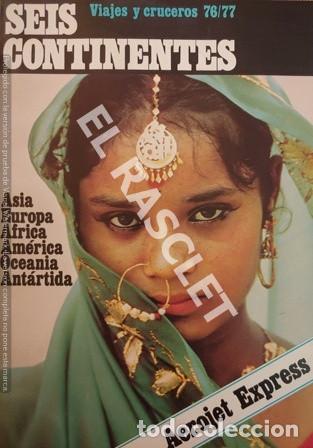Werbekataloge: ANTIG&Uuml;A REVISTA SEIS CONTINENTES- VIAJES Y CRUCEROS 76/77