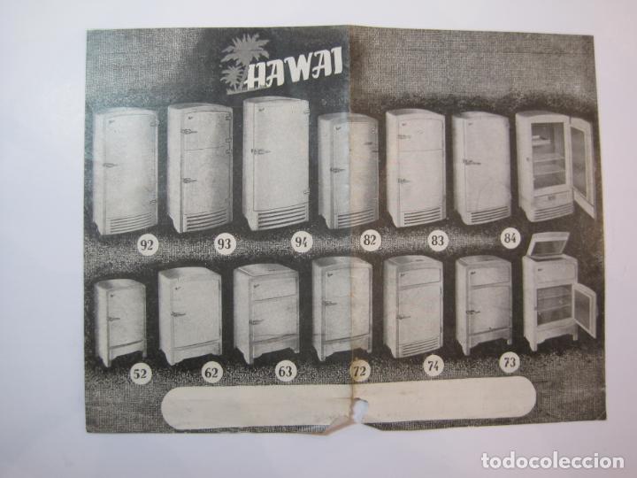 Cat&aacute;logos publicit&aacute;rios: NEVERAS HAWAI-PUBLICIDAD ANTIGUA-VER FOTOS-(79.704)