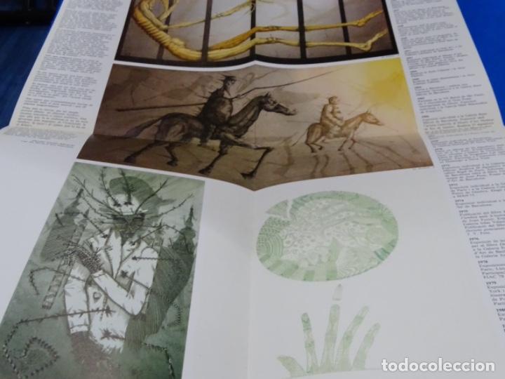 Cat&aacute;logos publicitarios: CUADRIPTICO DE JOAN PON&Ccedil;. QUIXOT, LA PELL, AIGUAFORTS.