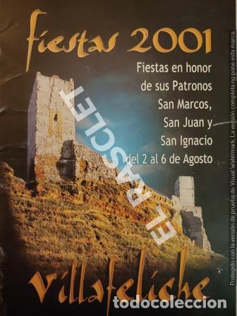 Catalogues publicitaires: LIBRETO PUBLICIDAD - FIESTAS 2001 DE VILLAFELICHE