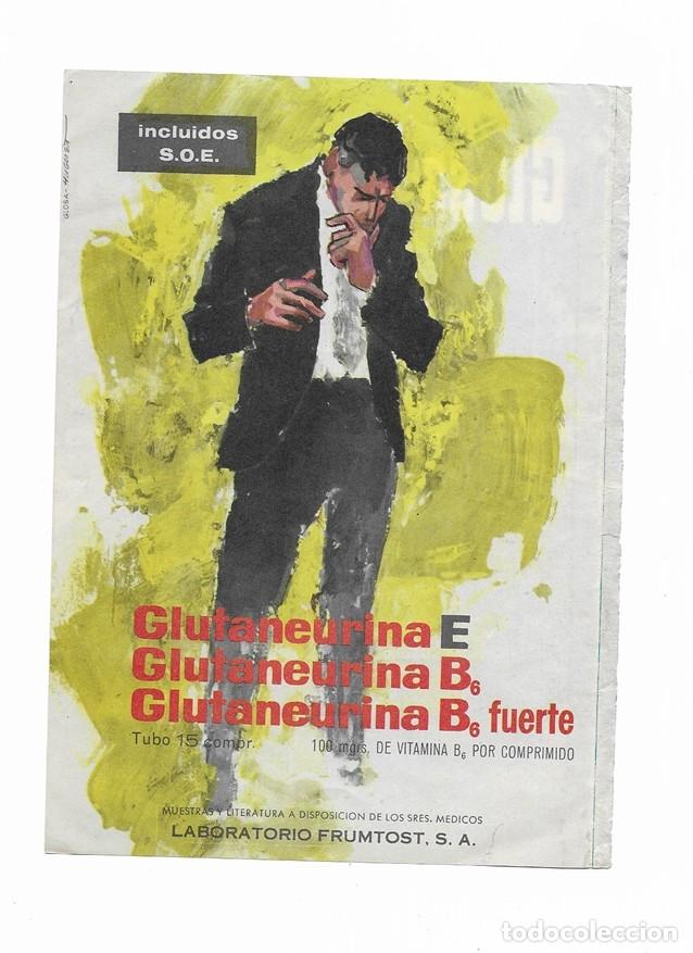 Cat&aacute;logos publicitarios: Publicidad farmac&eacute;utica: GLUTANEURINA E, B6 Y B6 FUERTE (A&ntilde;os 60)