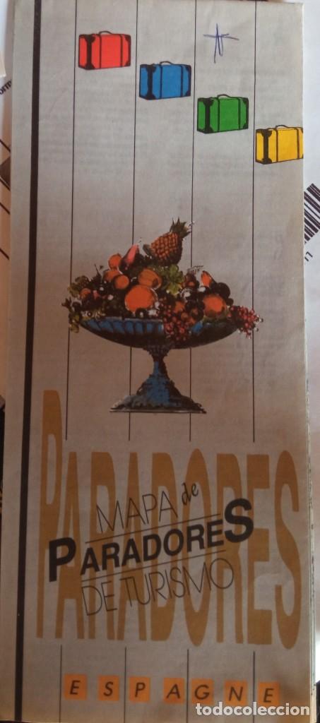 Cat&aacute;logos publicitarios: Mapa de Paradores de Turismo, 1987 - Foto 1