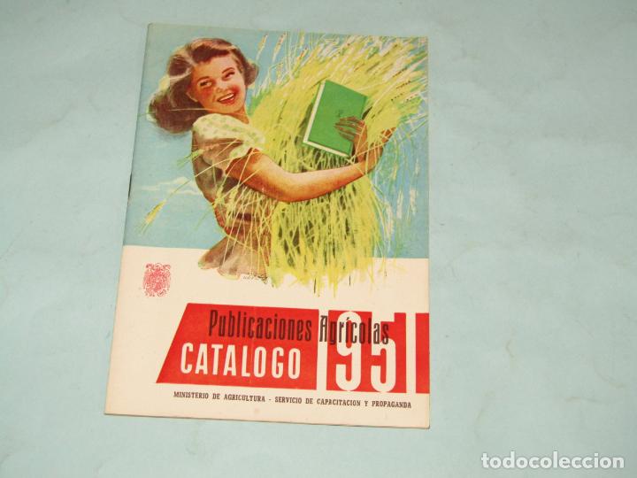 Cat&aacute;logos publicit&aacute;rios: Antiguo Cat&aacute;logo de Publicaciones Agr&iacute;colas del a&ntilde;o 1951 del Ministerio de Agricultura