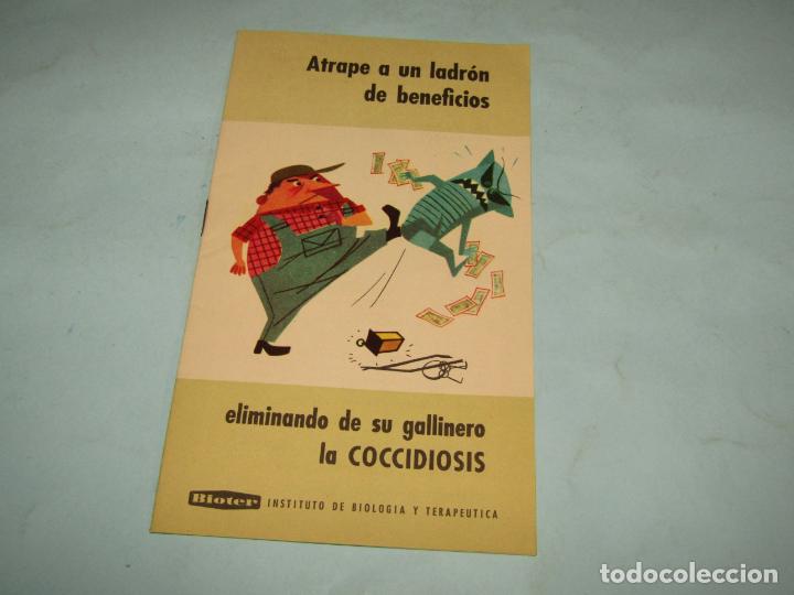 Cat&aacute;logos publicit&aacute;rios: Antiguo Cat&aacute;logo Publicitario de BIOTER Instituto de Biolog&iacute;a y Terap&eacute;utica de Madrid del A&ntilde;o 1960