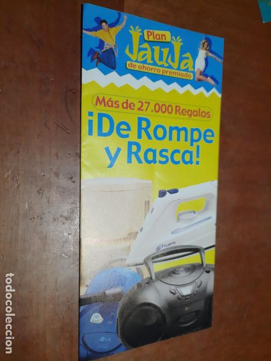 Cat&aacute;logos publicit&aacute;rios: PLAN JAULA. CAJA RURAL DE GRANADA. TRIPTICO DE PUBLICIDAD SOBRE REGALOS. BUEN ESTADO. DIFICIL