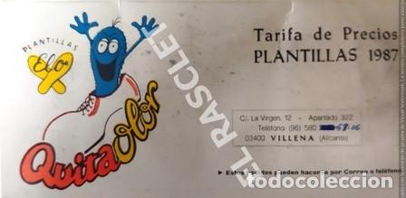 Catalogues publicitaires: ANTIG&Uuml;O MUESTRARIO / TARIFA DE PLANTILLAS DE 1987 MARCA ELO