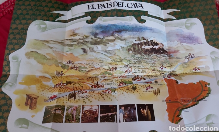 Cat&aacute;logos publicitarios: EL PAIS DEL CAVA CODORNIU. CON MAPA. CE - Foto 2