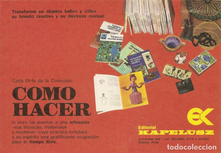 Advertising Catalogs: COMO HACER - CATALOGO DE LA EDITORIAL KAPELUSZ - ARGENTINA - DESPLEGABLE