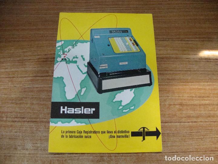 Cat&aacute;logos publicitarios: TRIPTICO CAJA REGISTRADORA HASLER - Foto 1