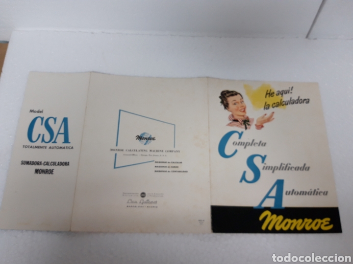 Cat&aacute;logos publicitarios: Publicidad Calculadora Monroe - Foto 2