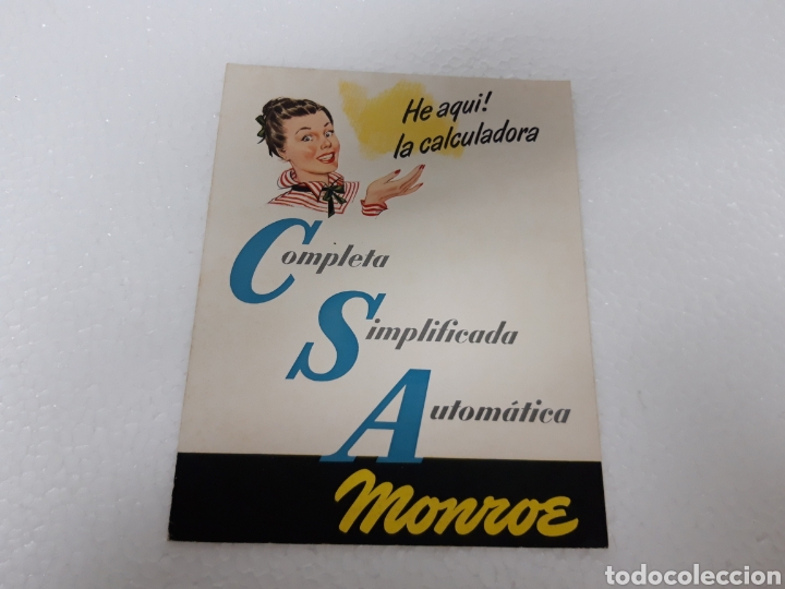 Cat&aacute;logos publicitarios: Publicidad Calculadora Monroe - Foto 4